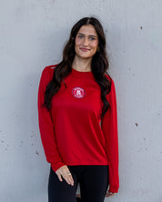Women's Red Active Long Sleeve - Hummel
