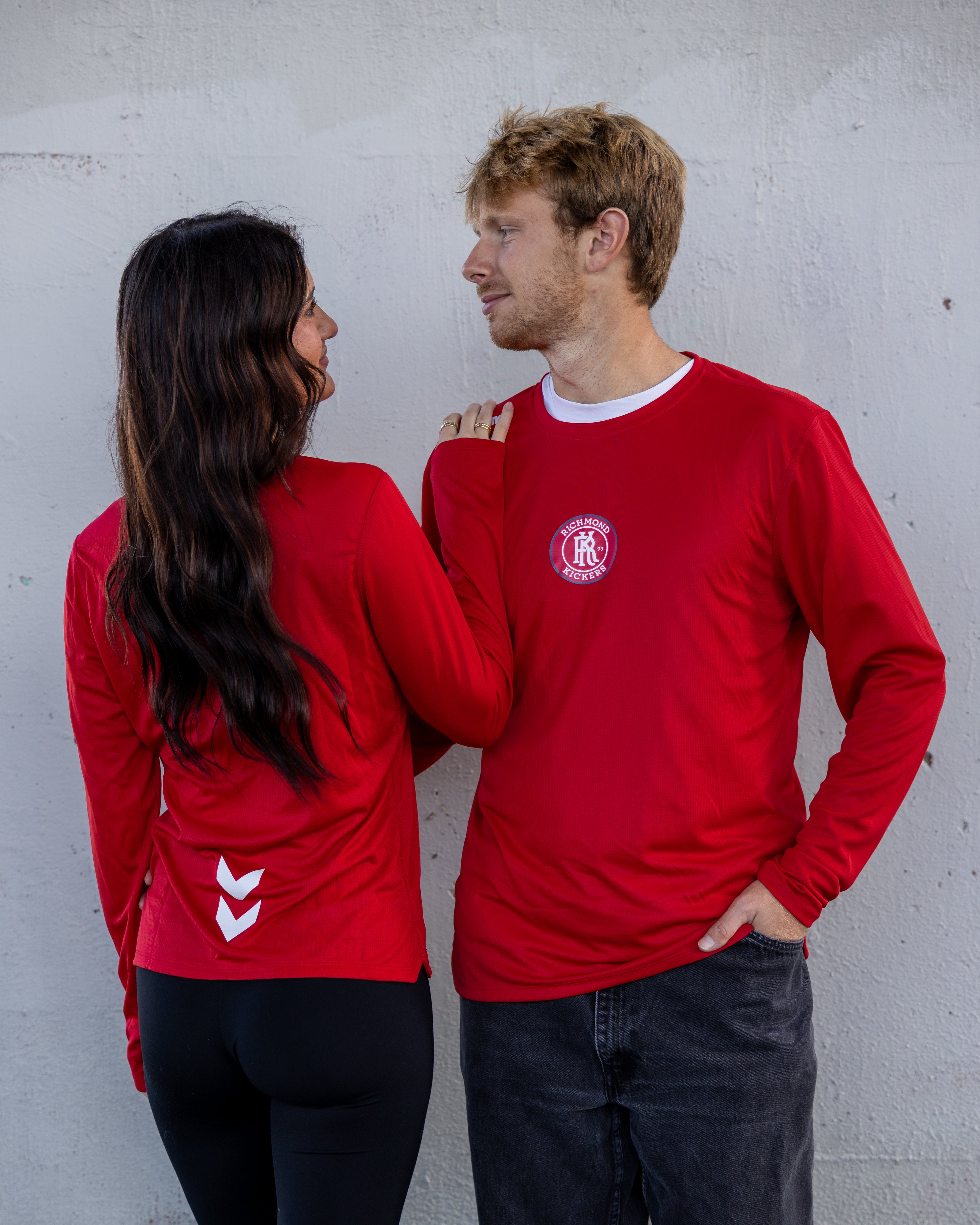 Women's Red Active Long Sleeve - Hummel