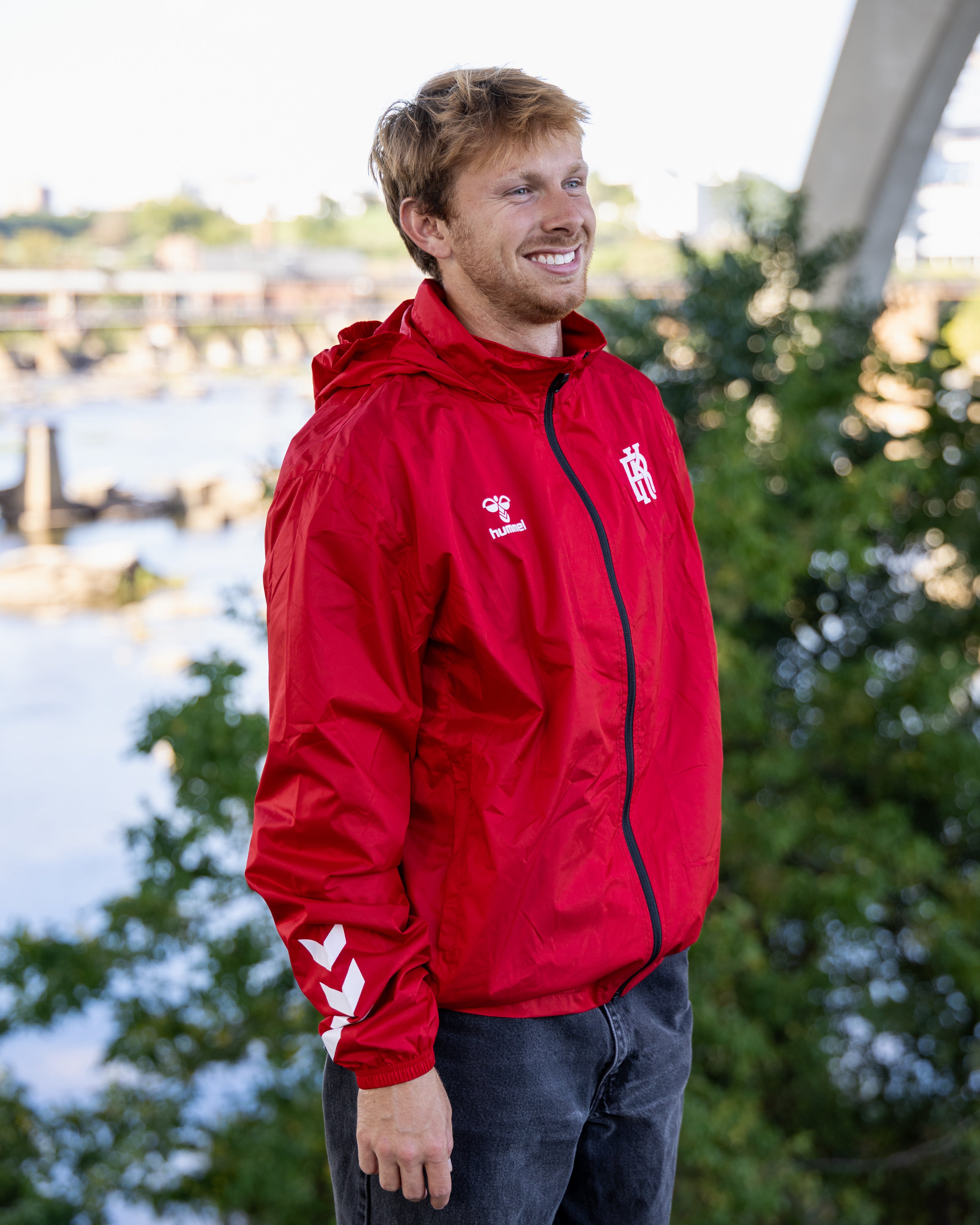 Adult Red Rain Jacket - Hummel – Richmond Soccer Official Team Store