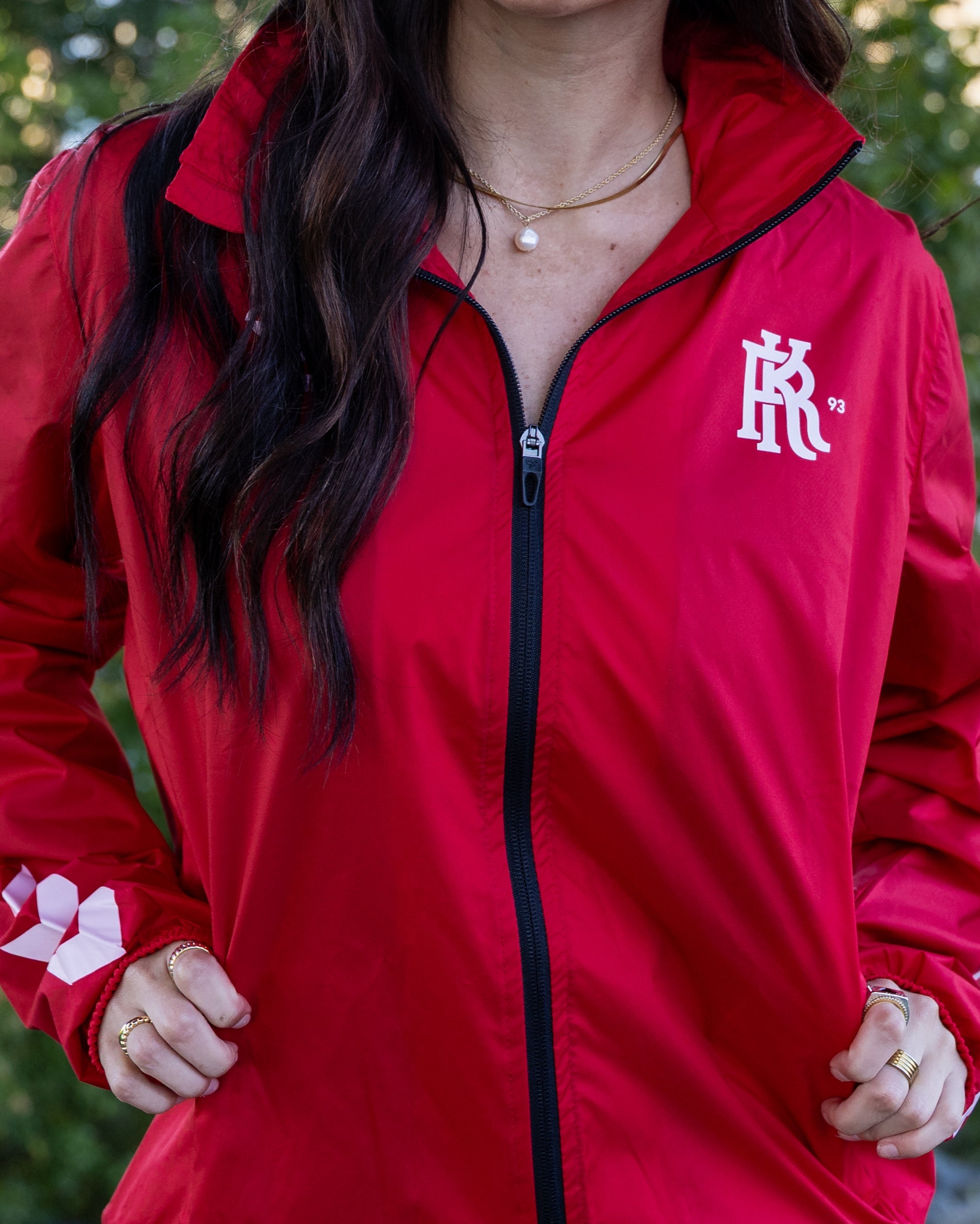Youth Red Rain Jacket - Hummel