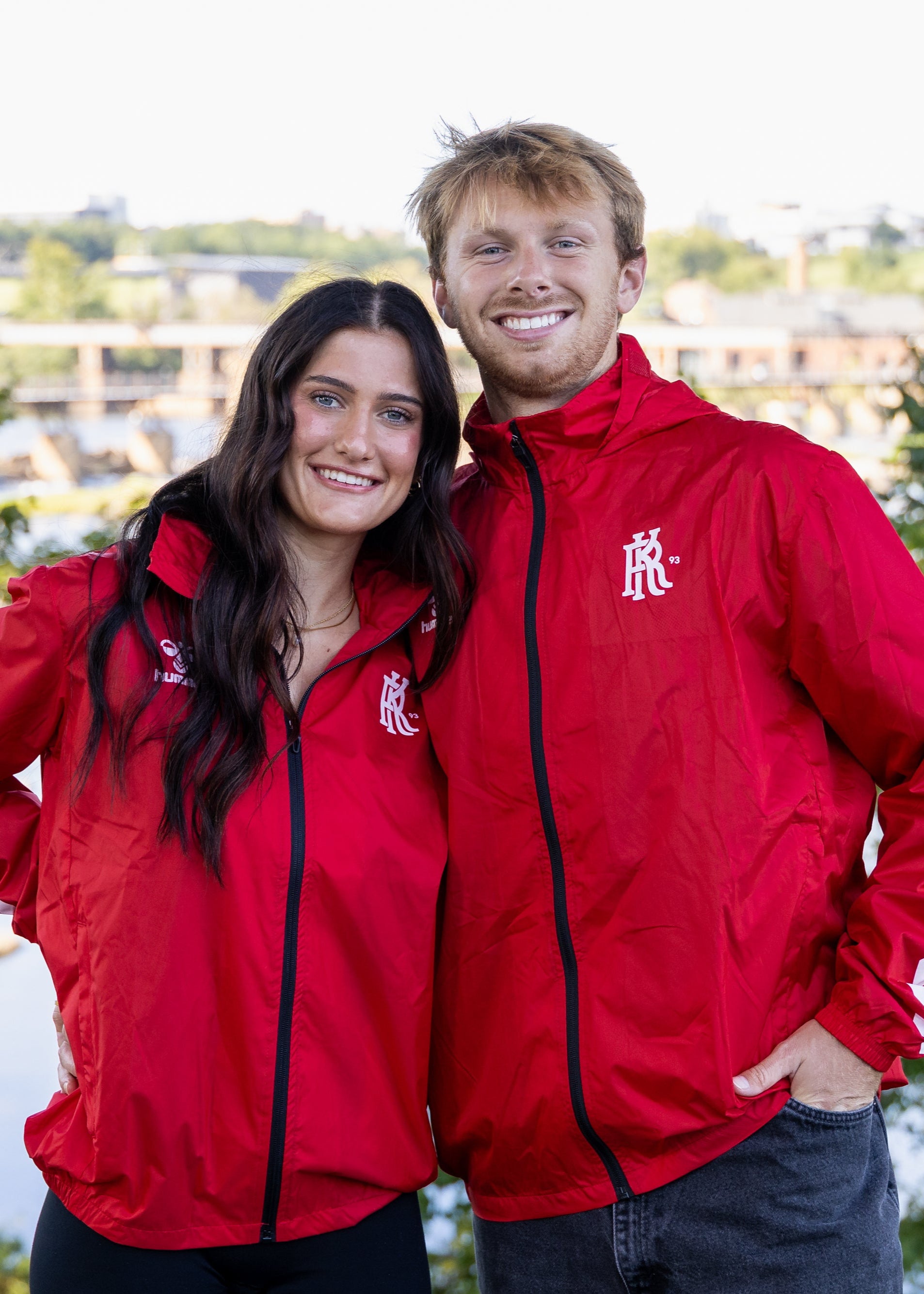 Youth Red Rain Jacket - Hummel