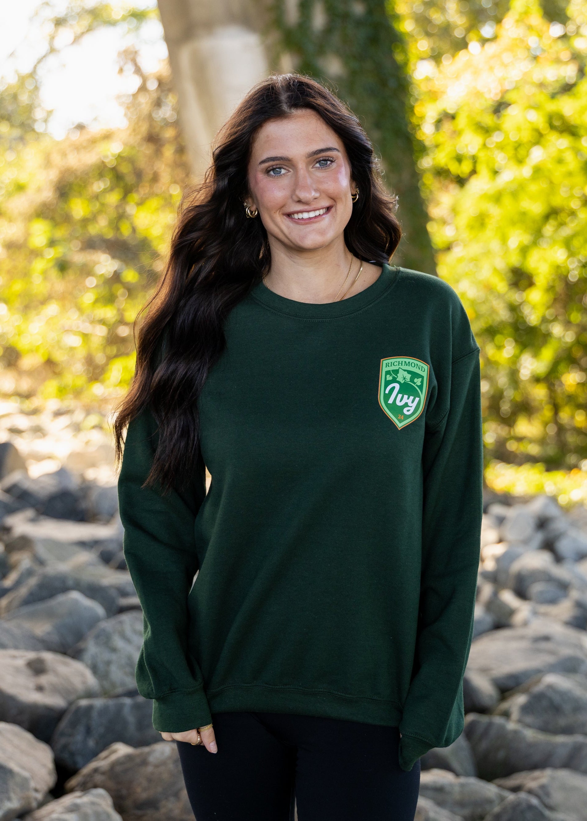 Ivy Crest Green Crewneck