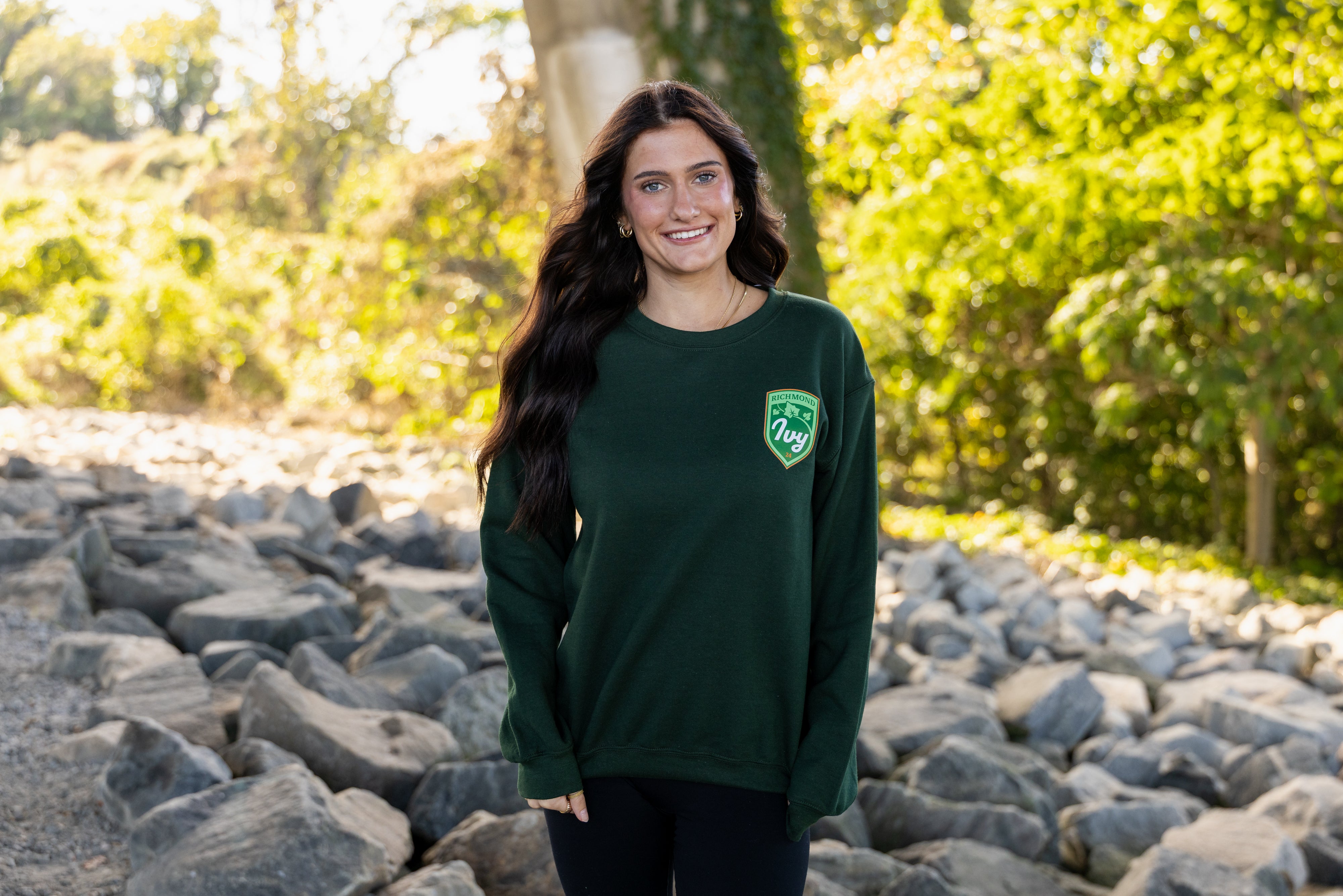Ivy Crest Green Crewneck