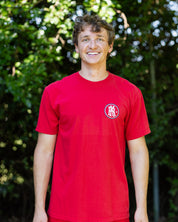 Red Secondary Logo Tee - Adult