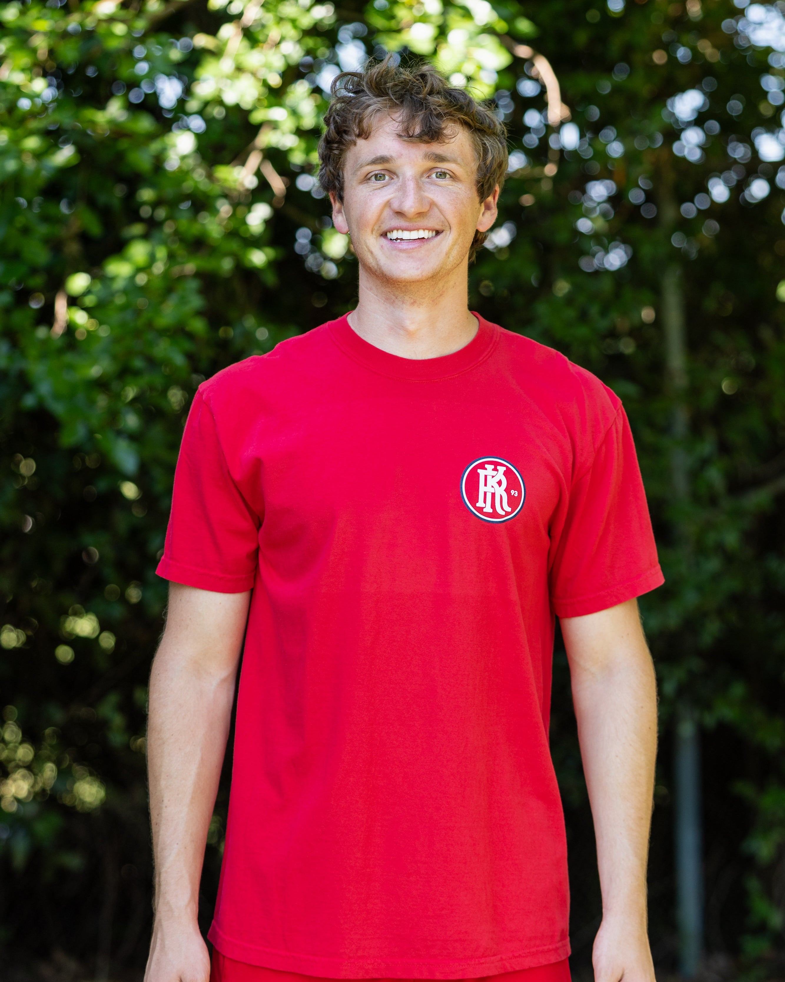 Red Secondary Logo Tee - Adult