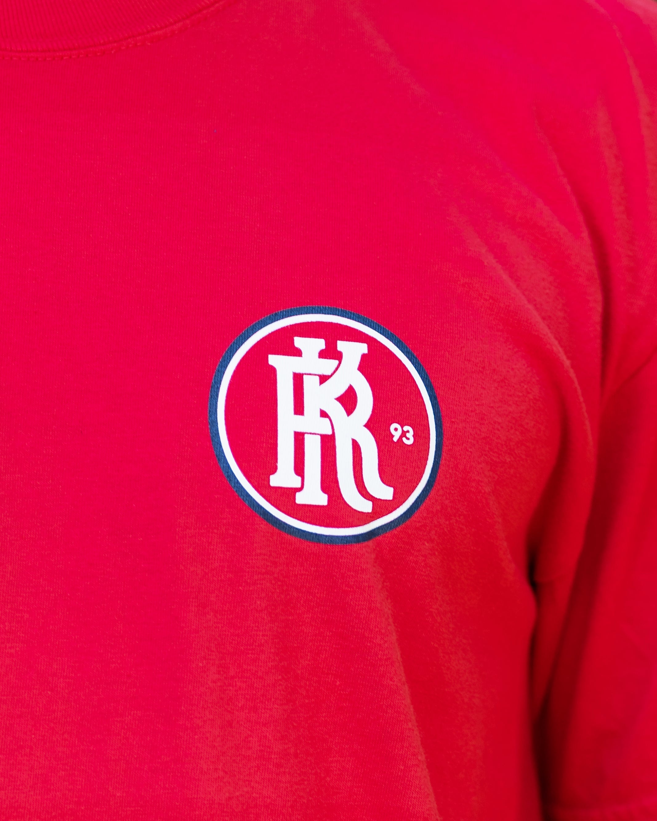 Red Secondary Logo Tee - Adult