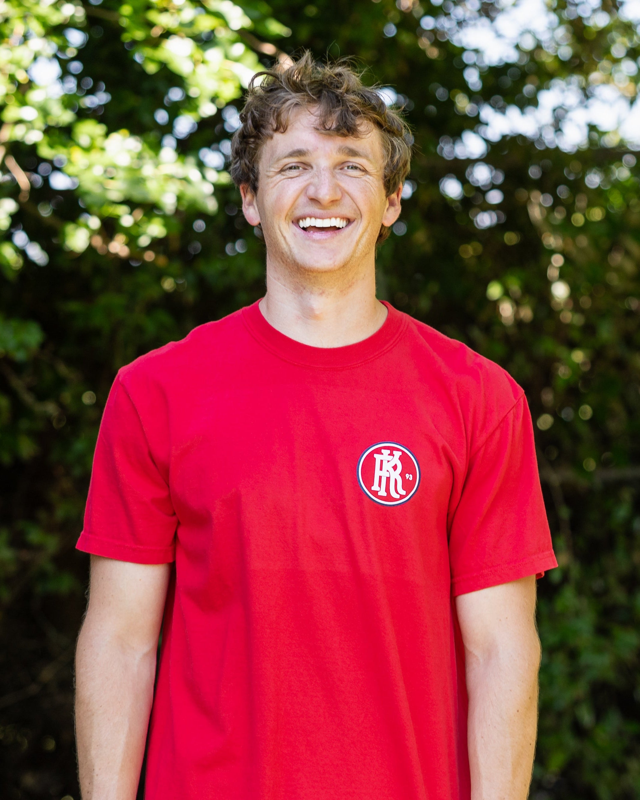 Red Secondary Logo Tee - Adult