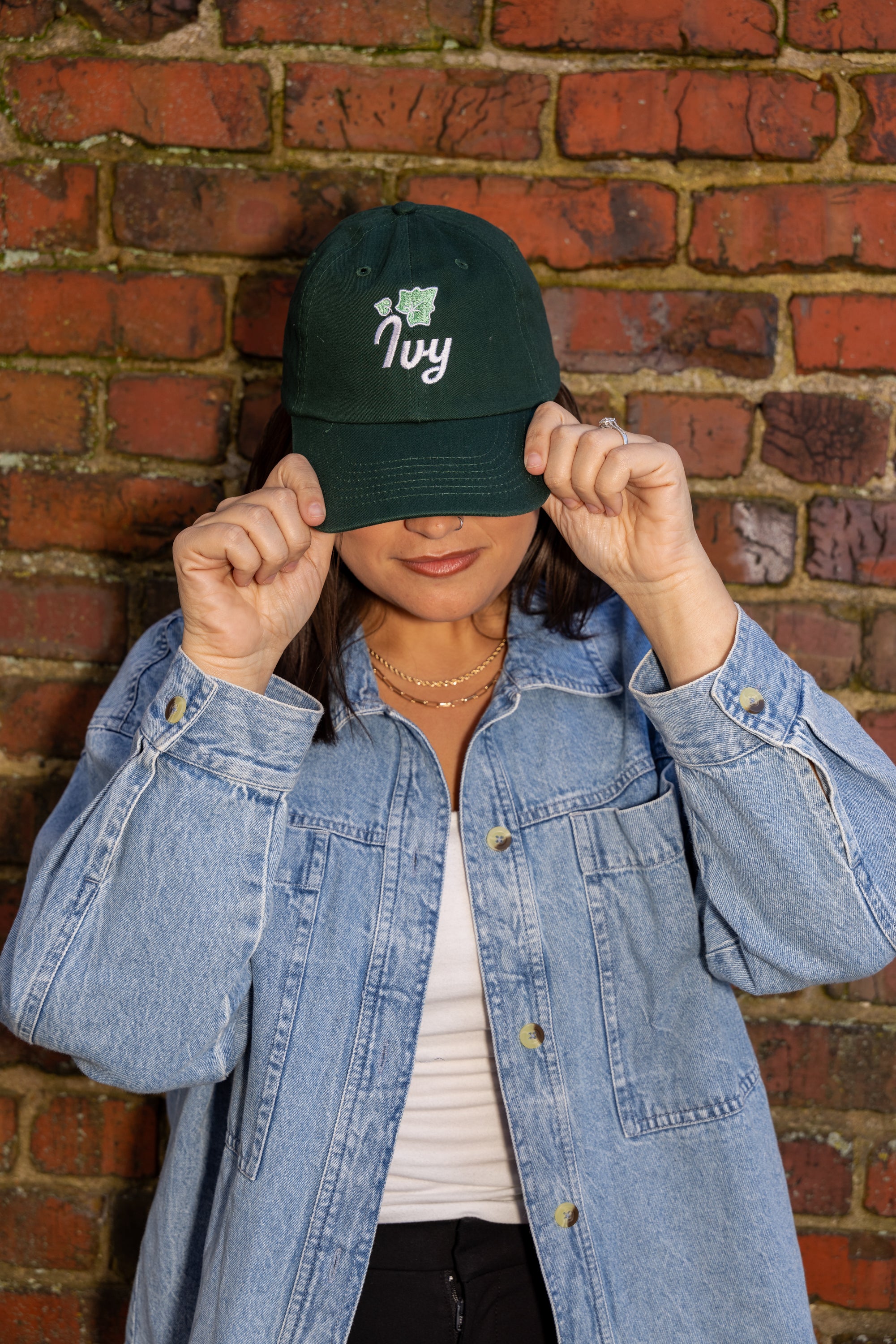 Ivy with Cluster Green Dad Hat