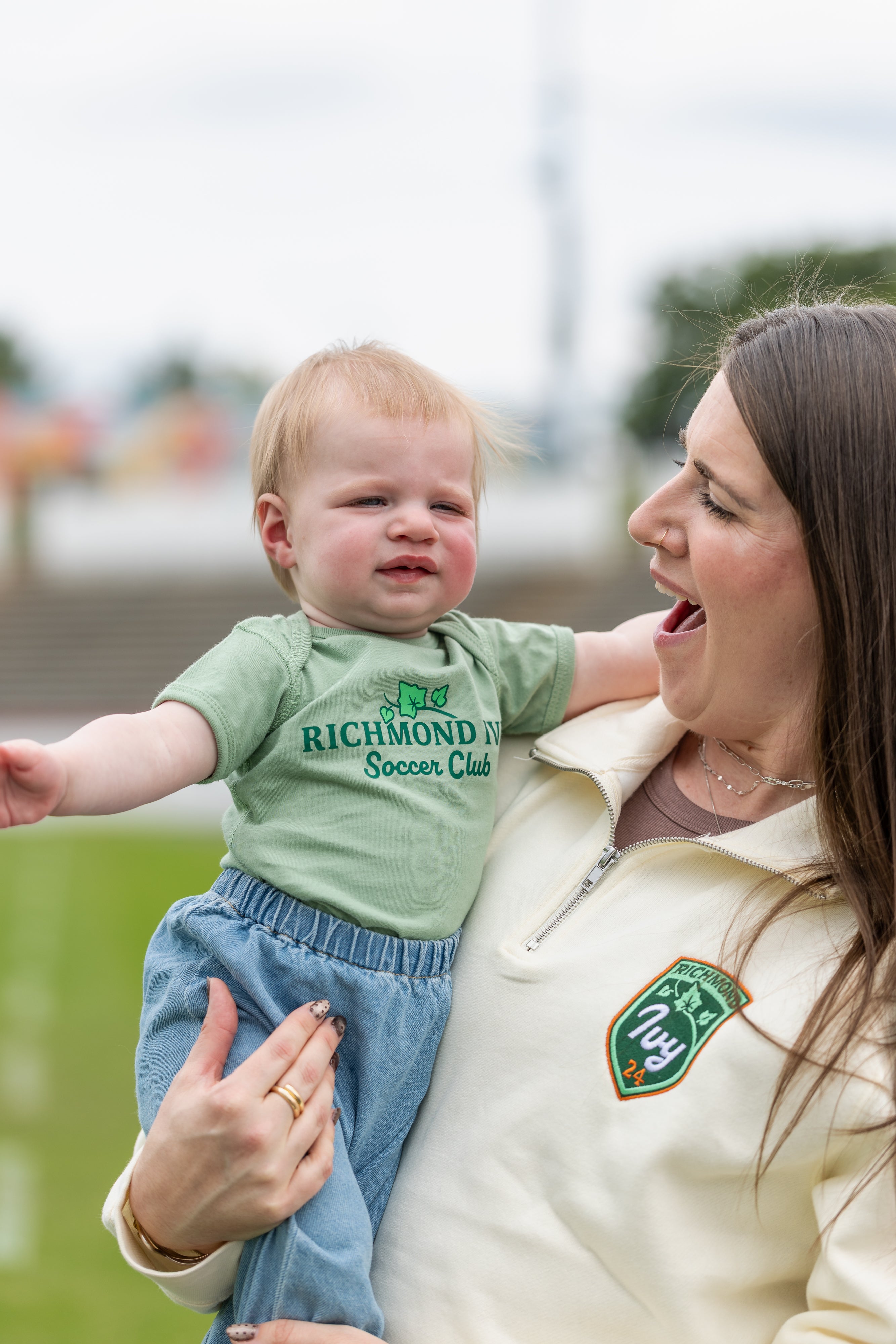 Sage Wordmark Baby Onesie