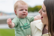 Sage Wordmark Baby Onesie