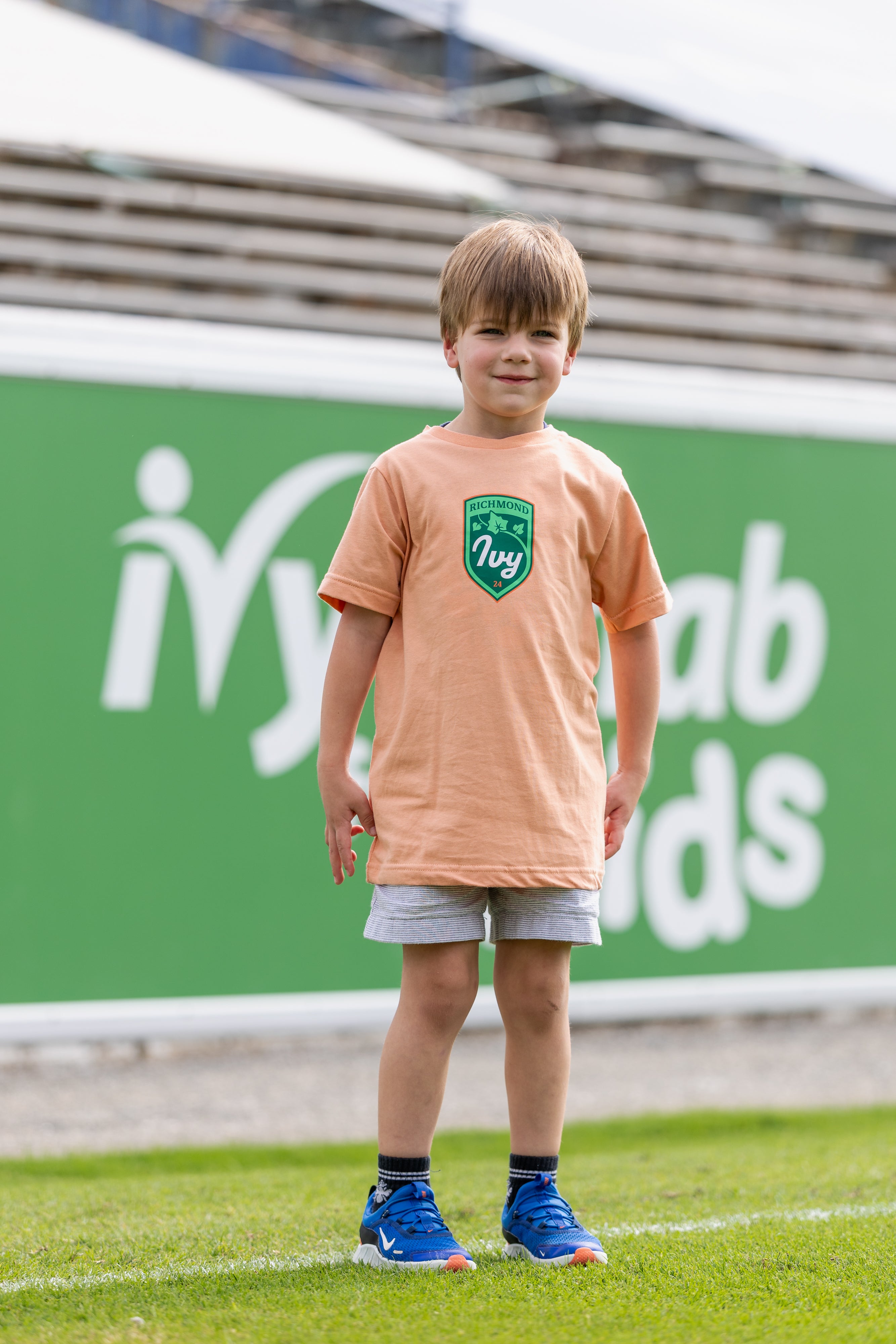 Ivy Crest Orange Youth Tee