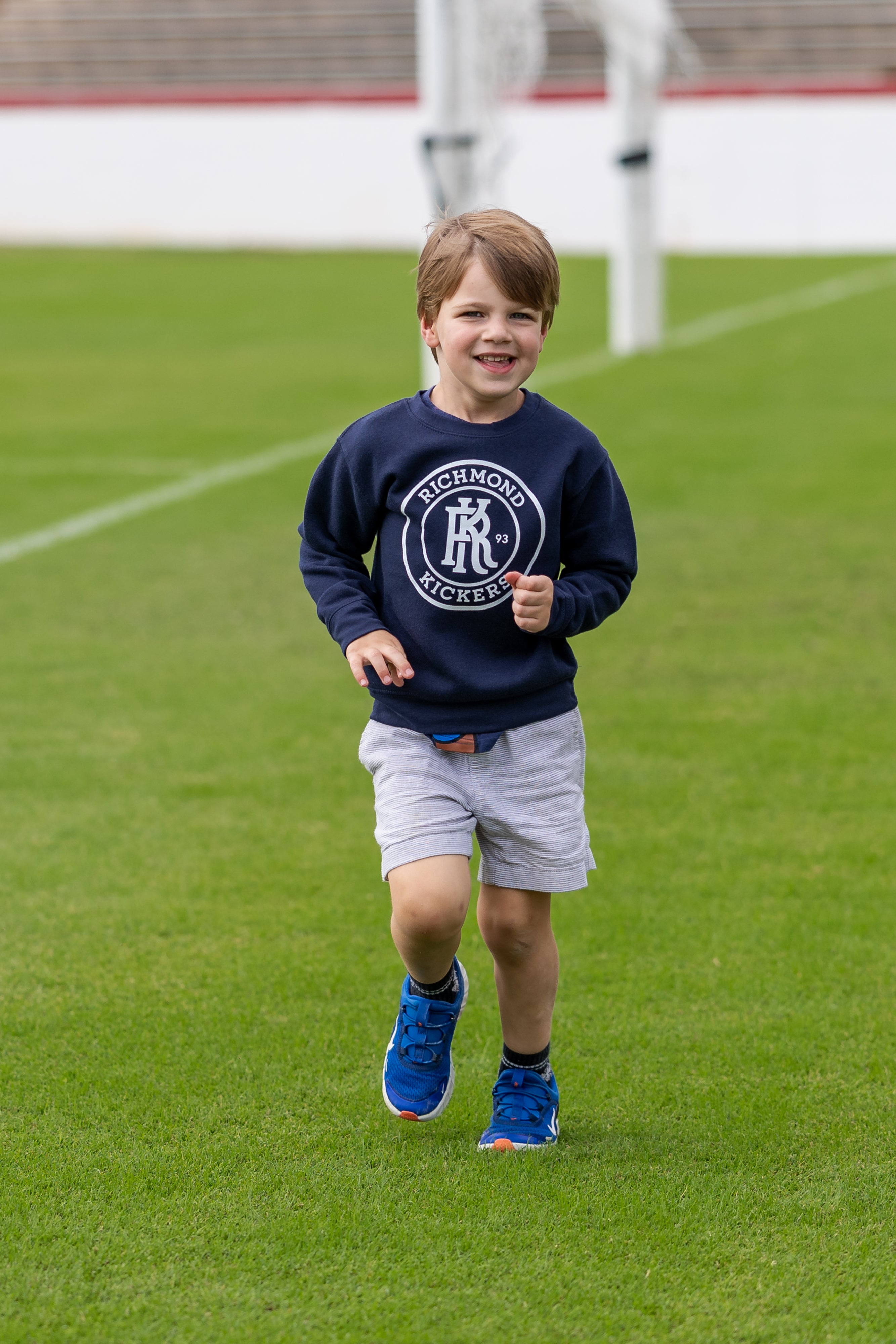 Toddler Primary Logo Navy Crewneck